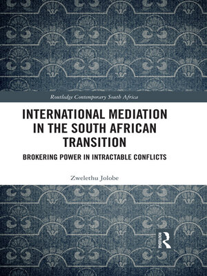cover image of International Mediation in the South African Transition